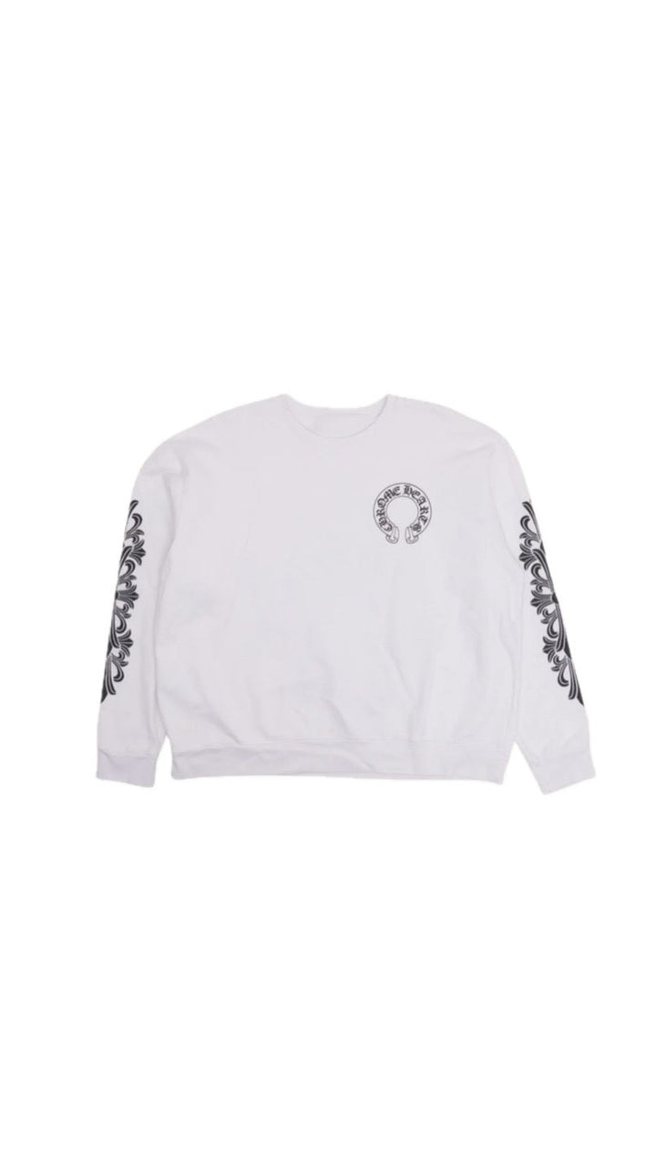 Chrome Hearts Horseshoe Crewneck ‘White’