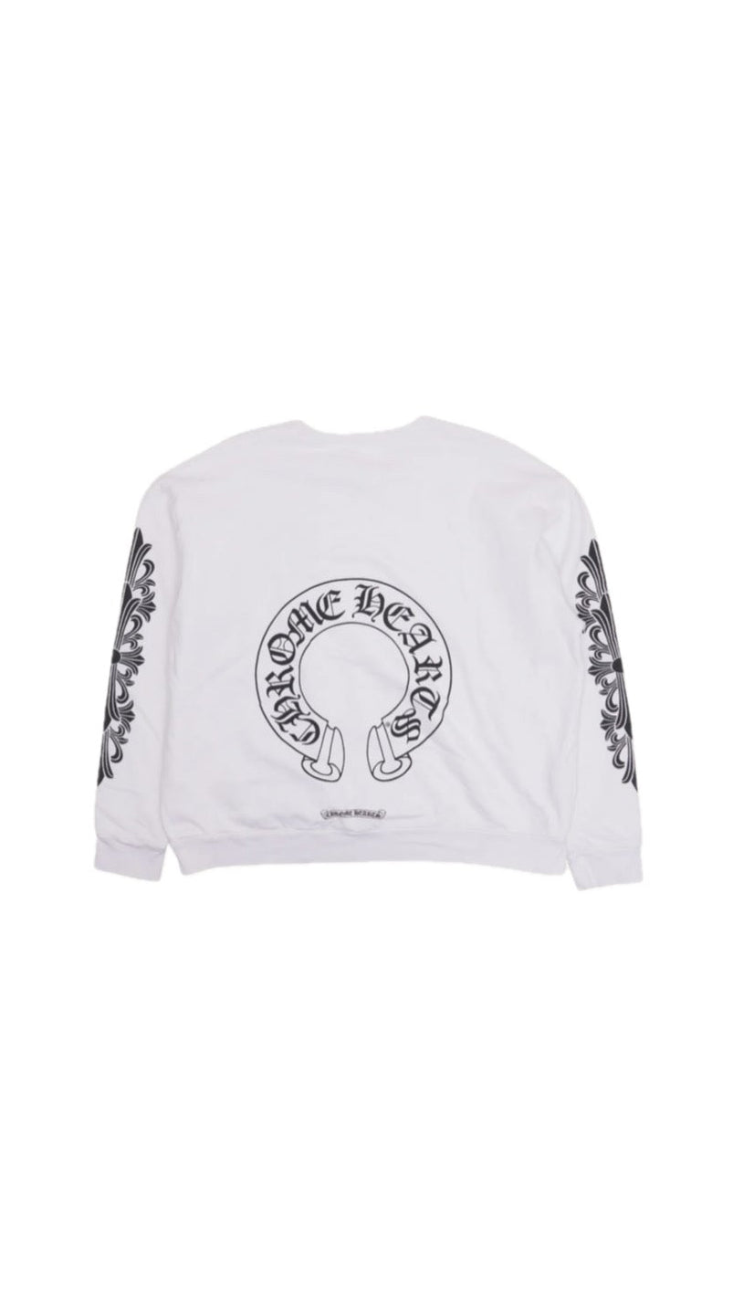 Chrome Hearts Horseshoe Crewneck ‘White’