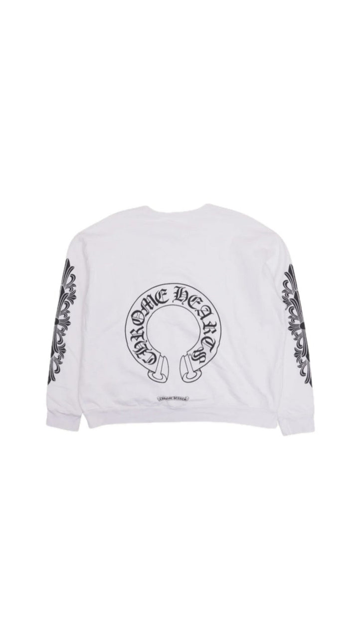 Chrome Hearts Horseshoe Crewneck ‘White’