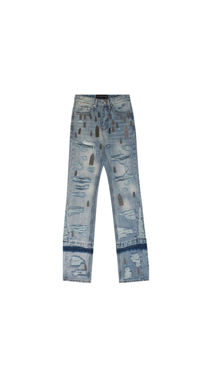 Who Decides War Metal Stud Jeans