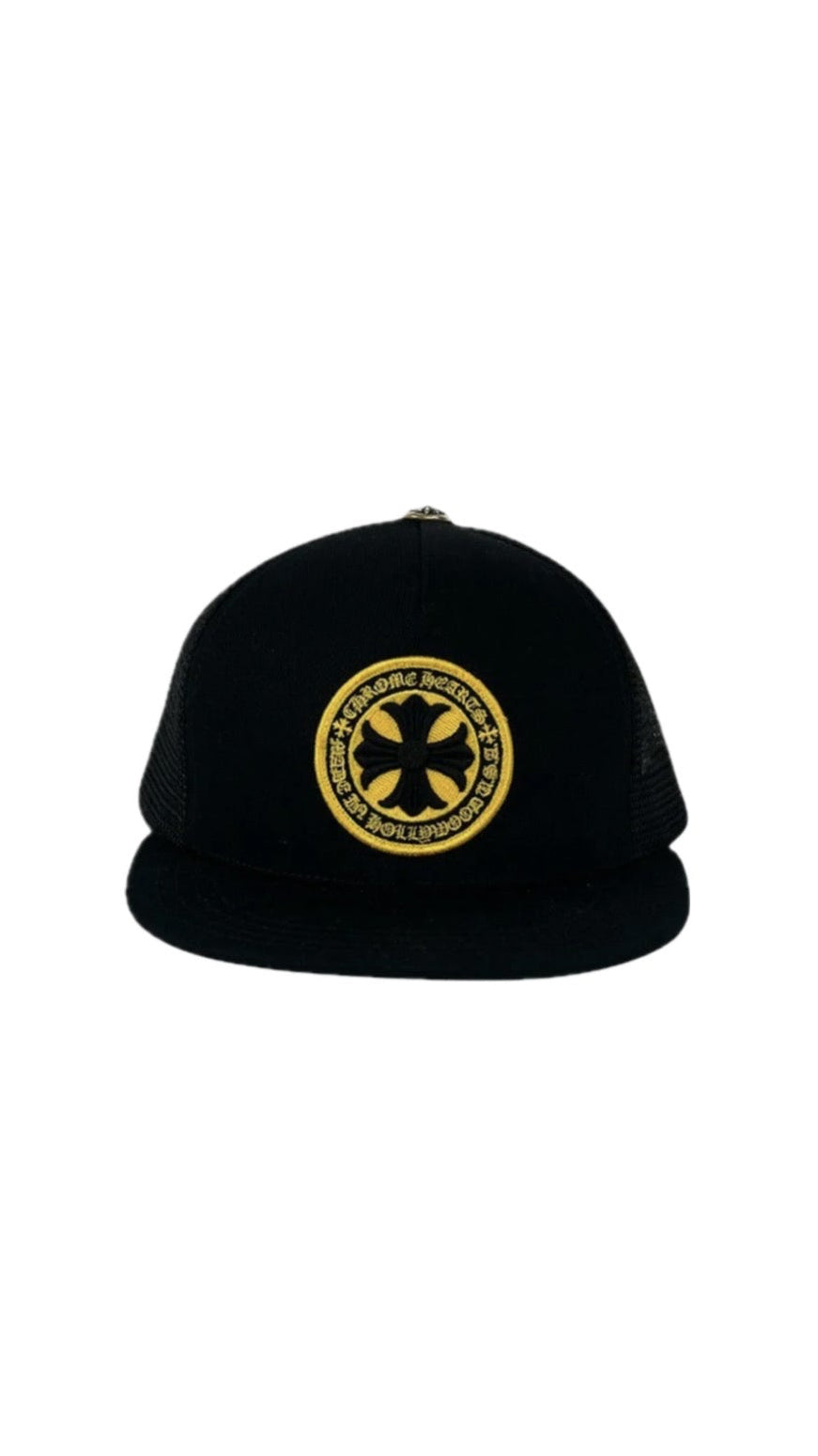 Chrome Hearts Plus Cross Seal Stamp Trucker Hat