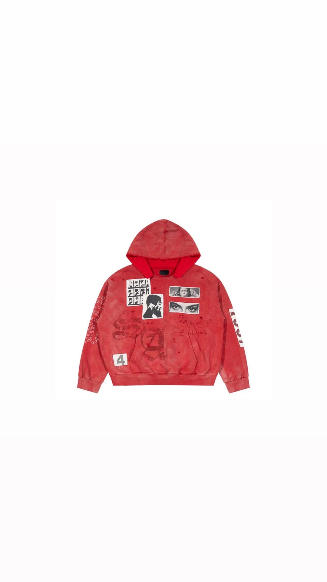 Stile De Amor Rosso Hoodie Red