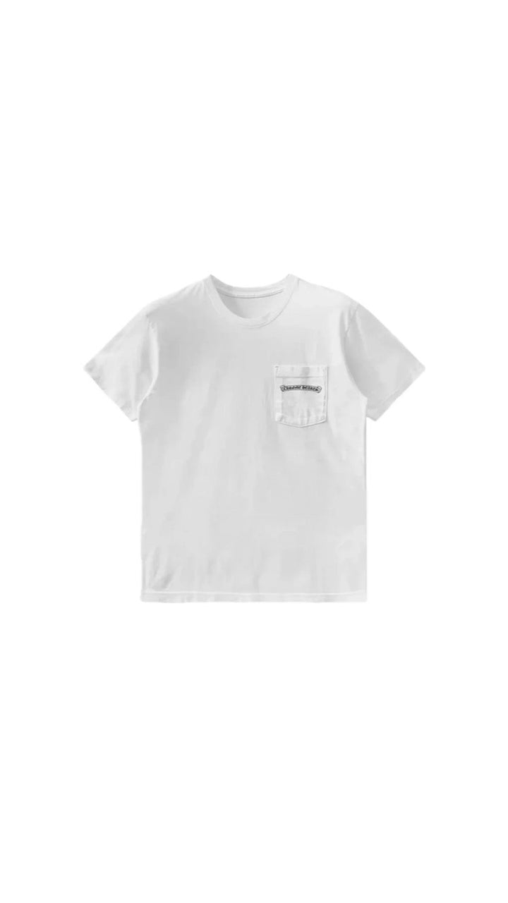 Chrome Hearts Scroll Logo USA Tee ‘White’