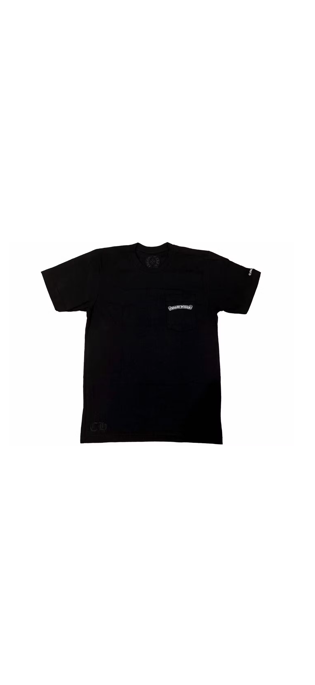 Chrome Hearts Scroll Pocket Logo Tee ‘Black’