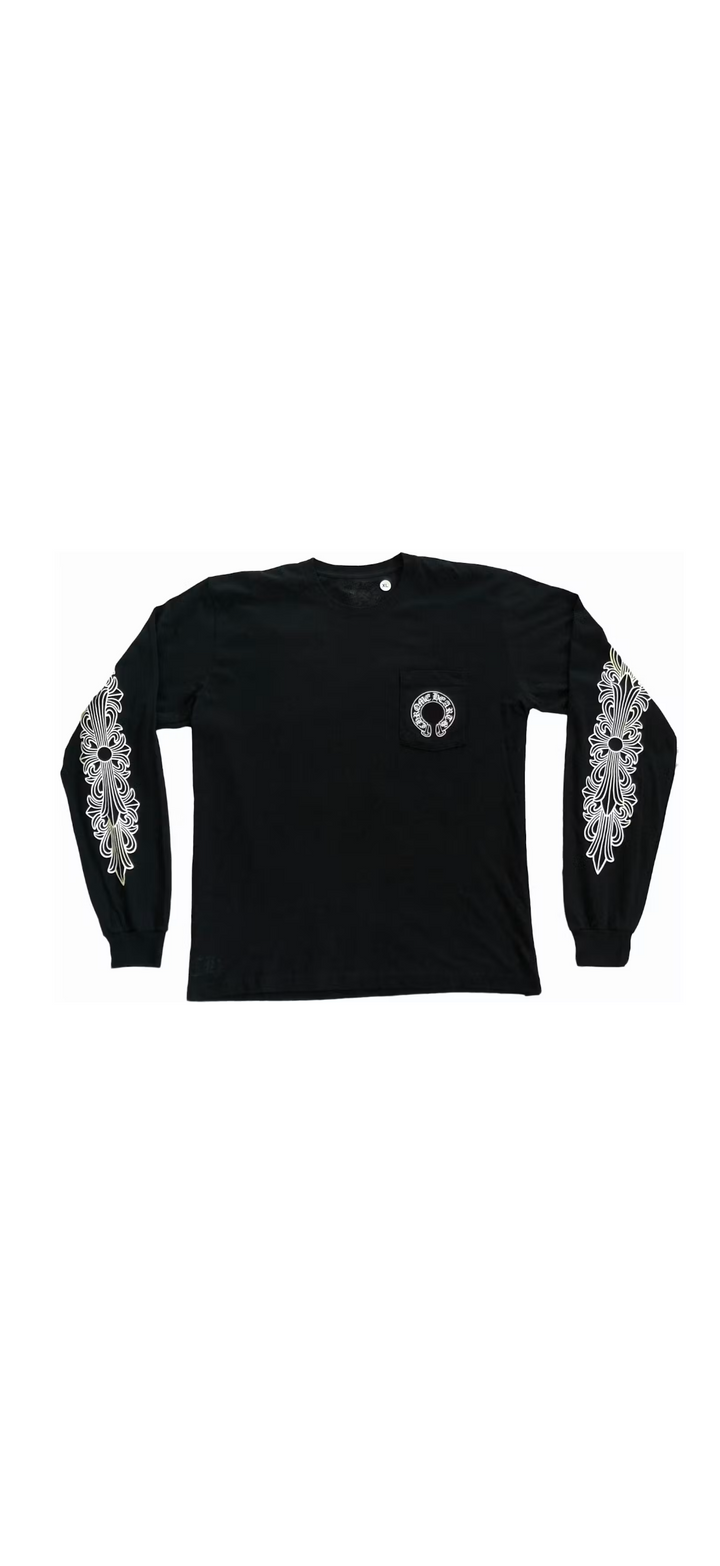 Chrome Hearts Horse Shoe L/S T-Shirt ‘Black’