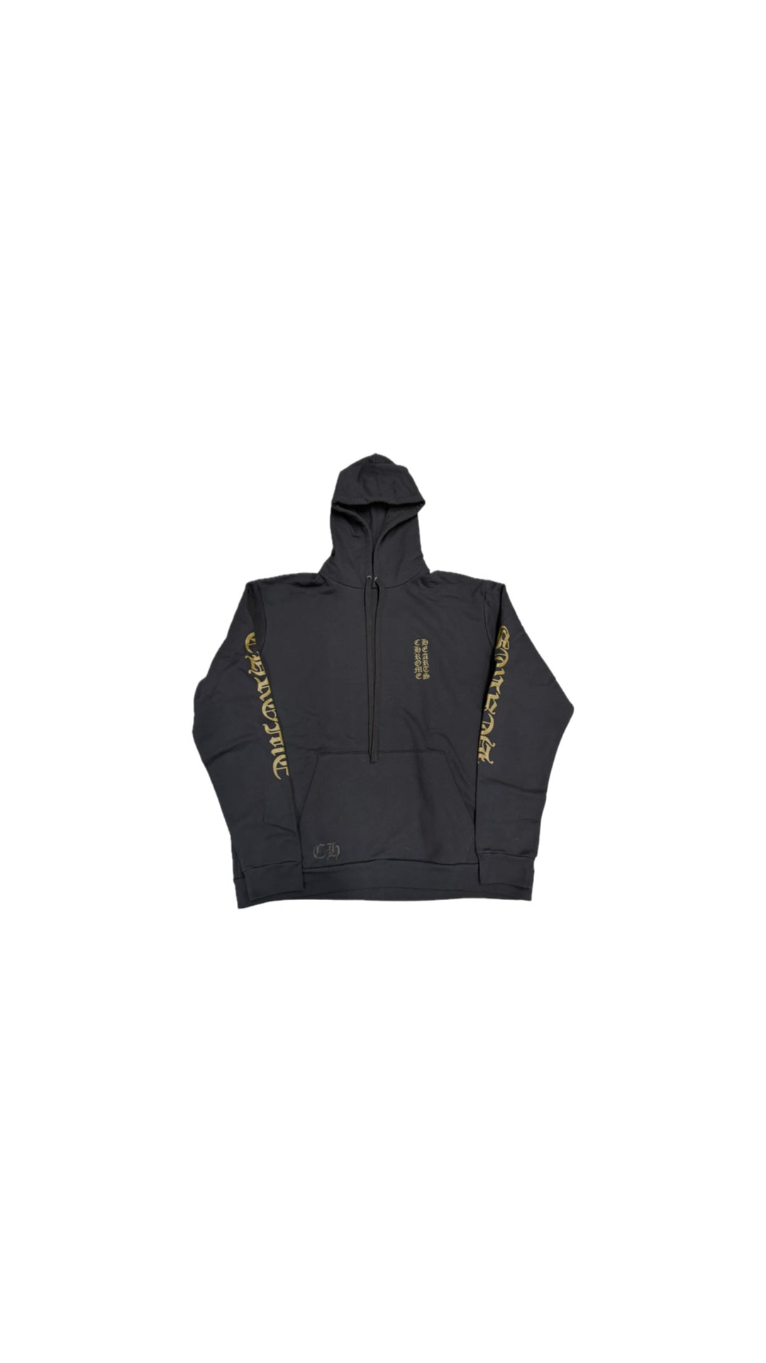 Chrome Hearts Vertical Olive Logo Hoodie