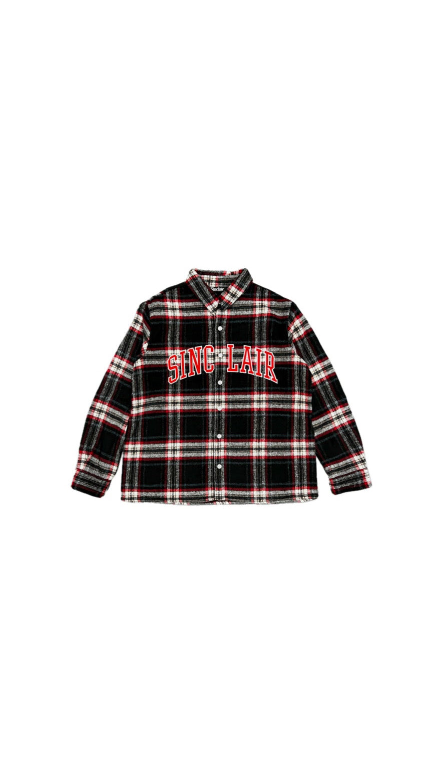 Sinclair Tackle Twill Flannel Shirt ‘Black’