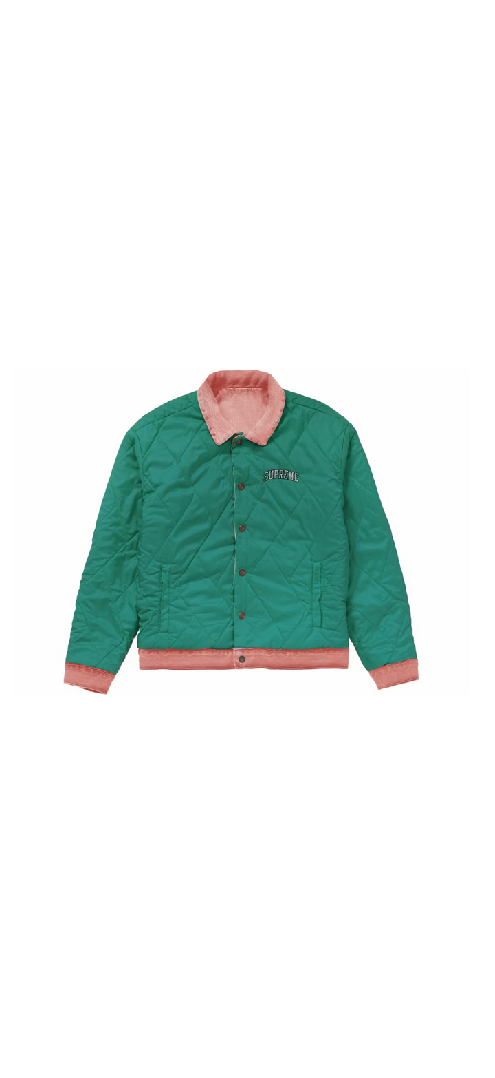 Supreme Levis Quilted Reversible Trucker Jacket ‘Pink’