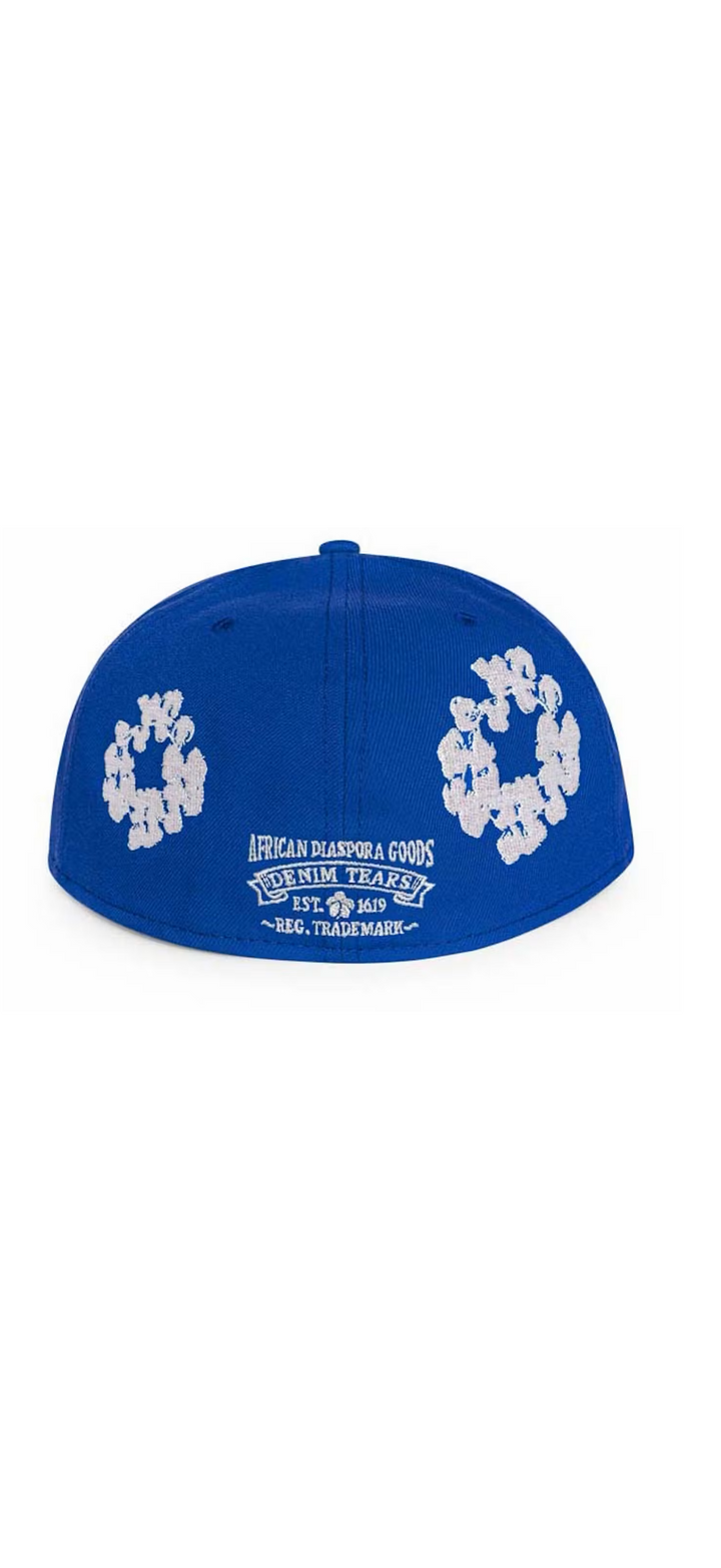 Denim Tears New Era Cotton Wreath Cap ‘Blue’