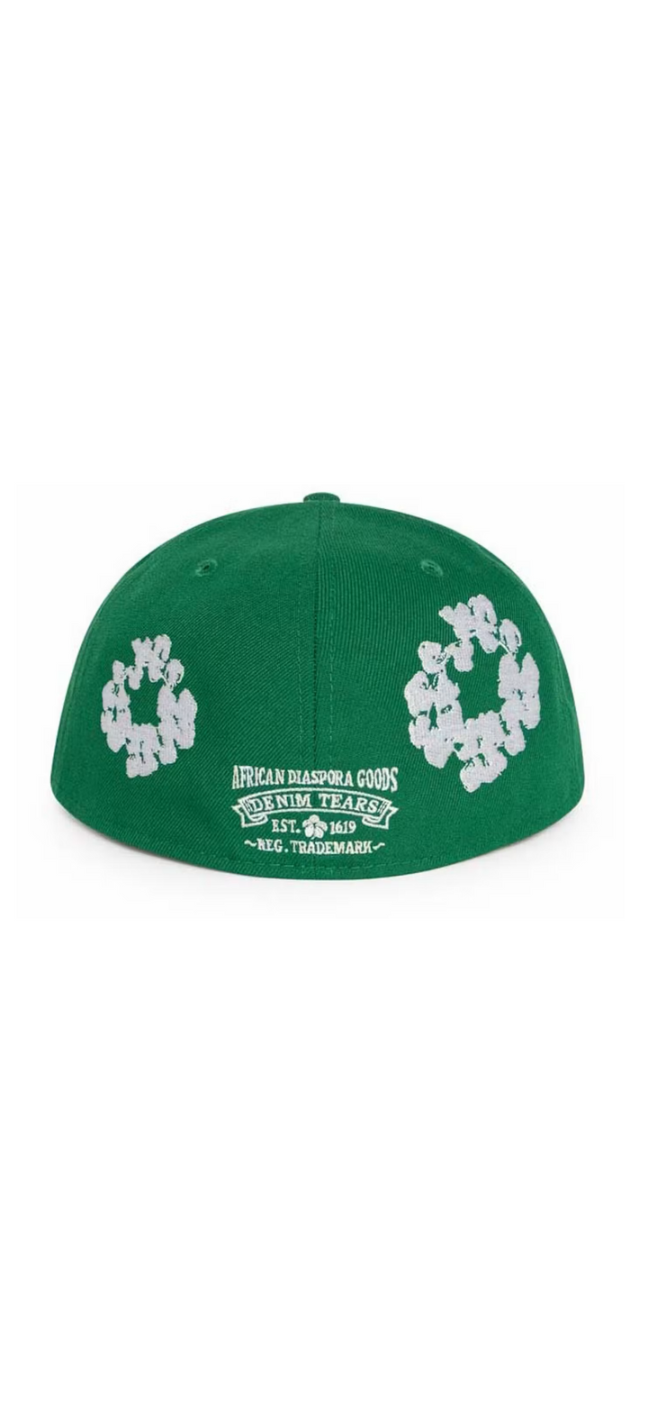 Denim Tears New Era Cotton Wreath Cap ‘Green’