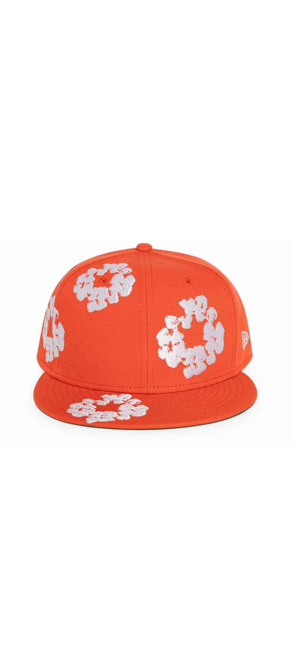 Denim Tears New Era Cotton Wreath Cap ‘Orange’