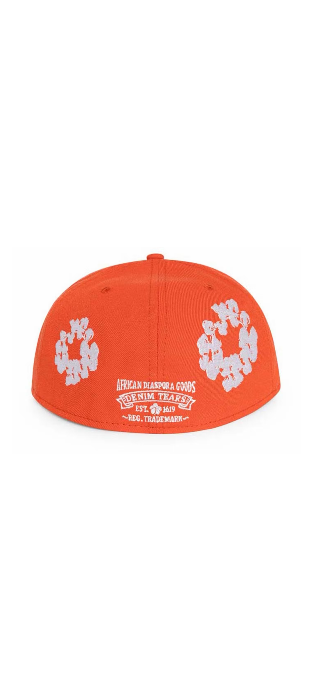 Denim Tears New Era Cotton Wreath Cap ‘Orange’