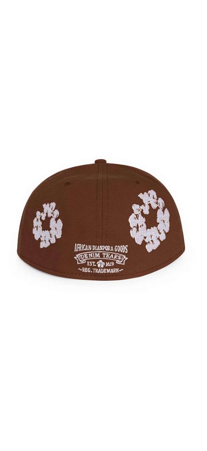 Denim Tears New Era Cotton Wreath Cap ‘Brown’