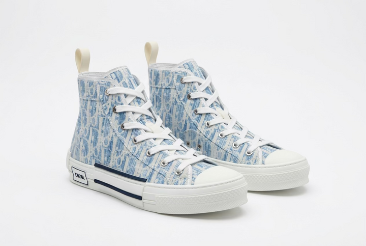 Dior B23 Hi Top ‘Blue Denim’ Pre-Owned No Box