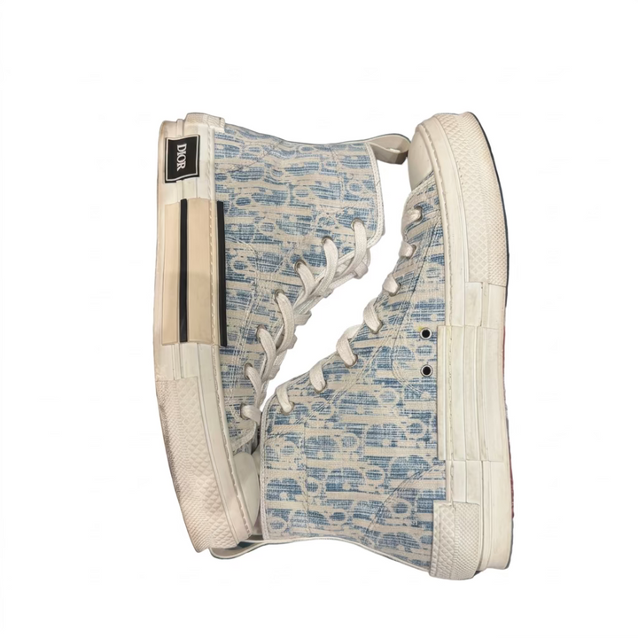Dior B23 Hi Top ‘Blue Denim’ Pre-Owned No Box