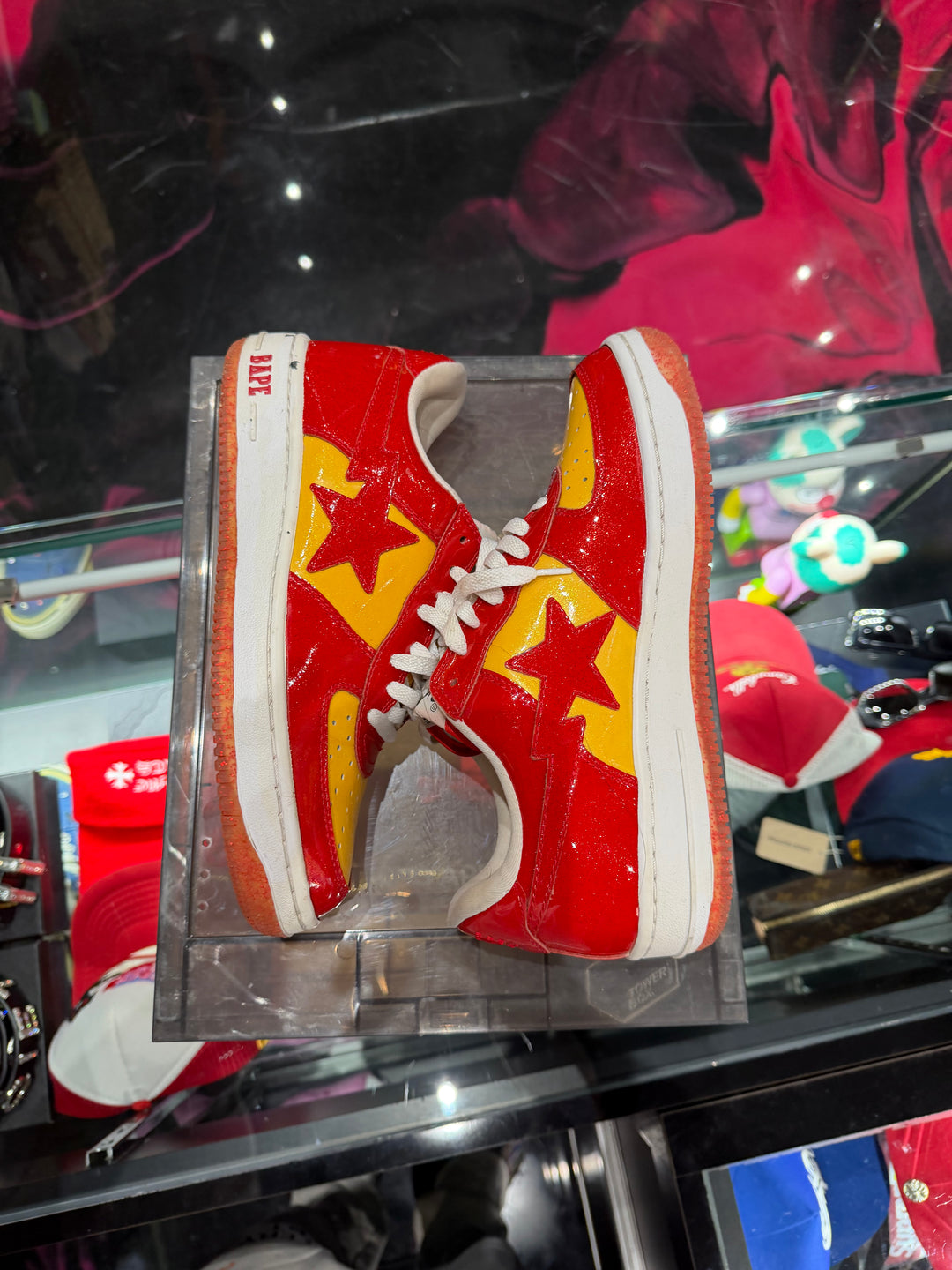 A Bathing Ape Bape Stas ‘Red/Yellow’ 2009 Pre-Owned No Box