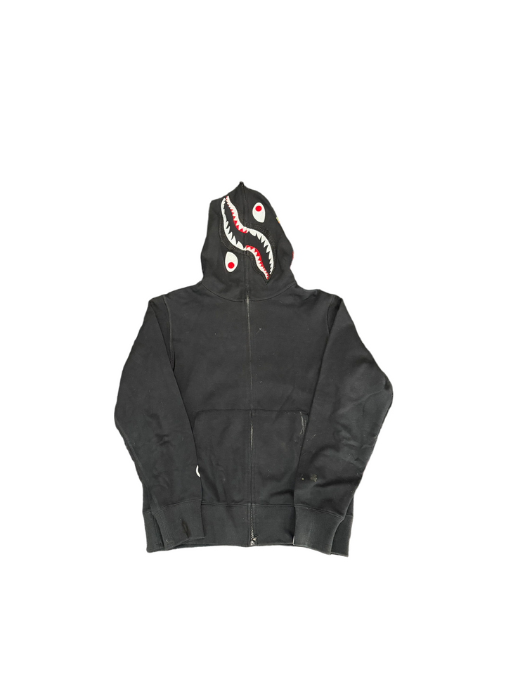 BAPE Shark Full Zip Hoodie Pre-Owned ‘Black’