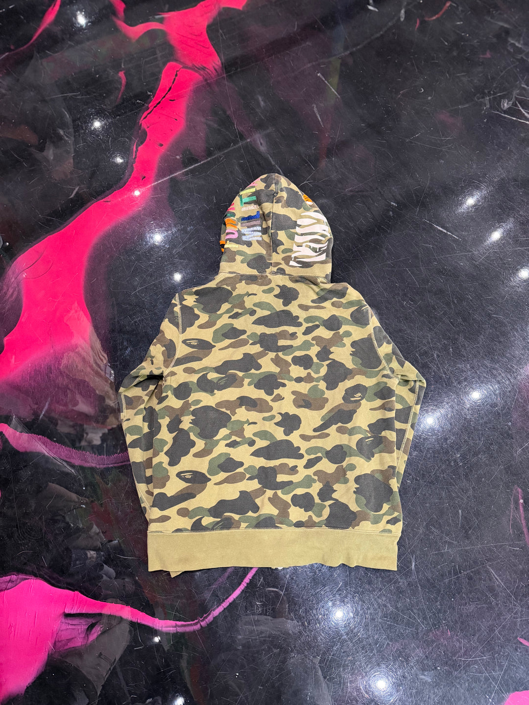 BAPE ABC Camo Tiger Full Zip Hoodie Pre-Owned ‘Green’