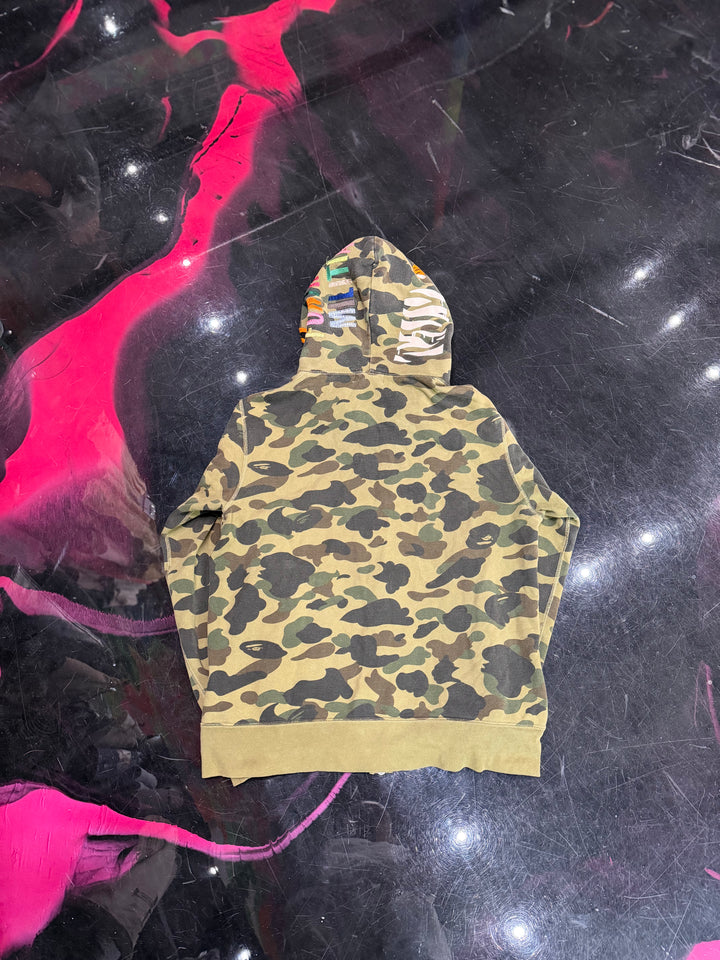 BAPE ABC Camo Tiger Full Zip Hoodie Pre-Owned ‘Green’