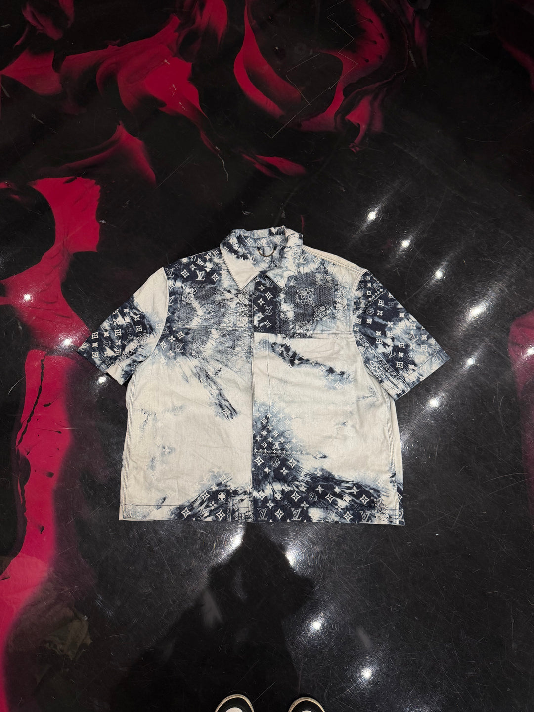 Louis Vuitton Monogram Bandana Shirt ‘Indigo’  Pre-Owned