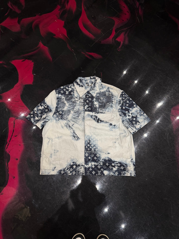 Louis Vuitton Monogram Bandana Shirt ‘Indigo’  Pre-Owned